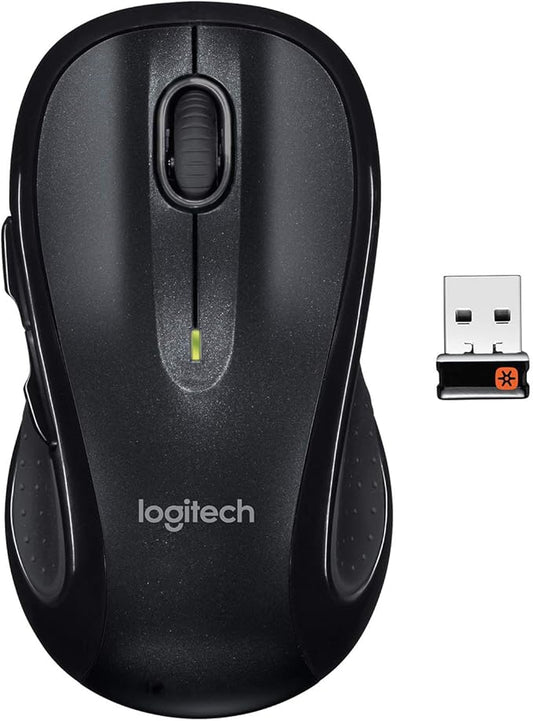 Logitech 910-001822 M510 Wireless Mouse - Dark Gray, Back/Forward