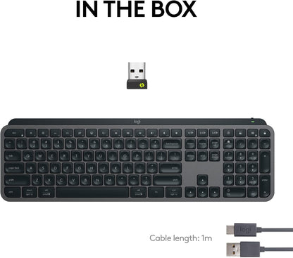 Logitech 920-011558 MX Keys S Wireless Low Profile Keyboard