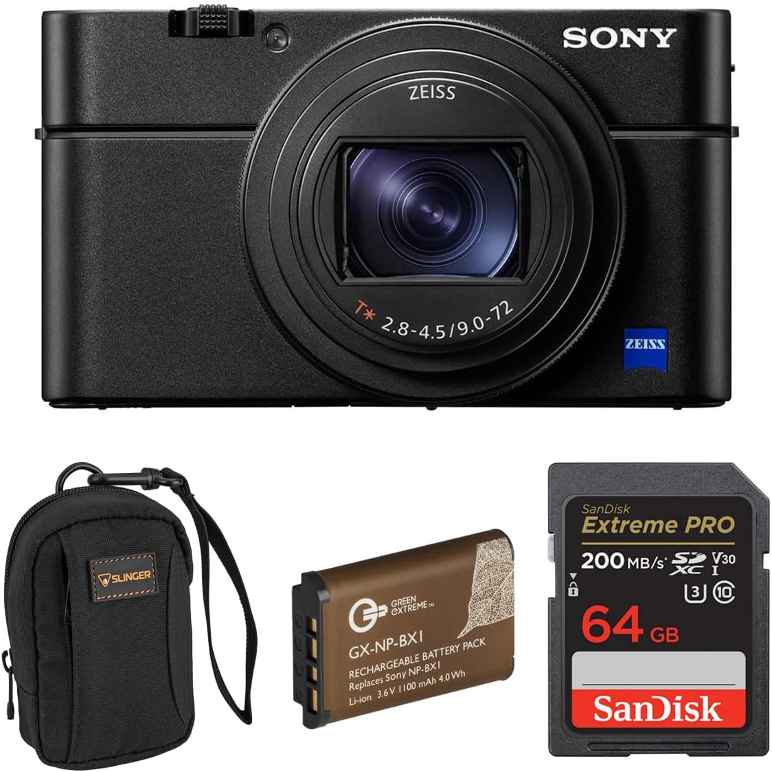 Sony RX100 VII Digital Camera Bundle 64GB