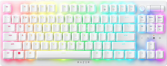 Razer DeathStalker V2 Pro TKL White Wireless Gaming Keyboard (Renewed)