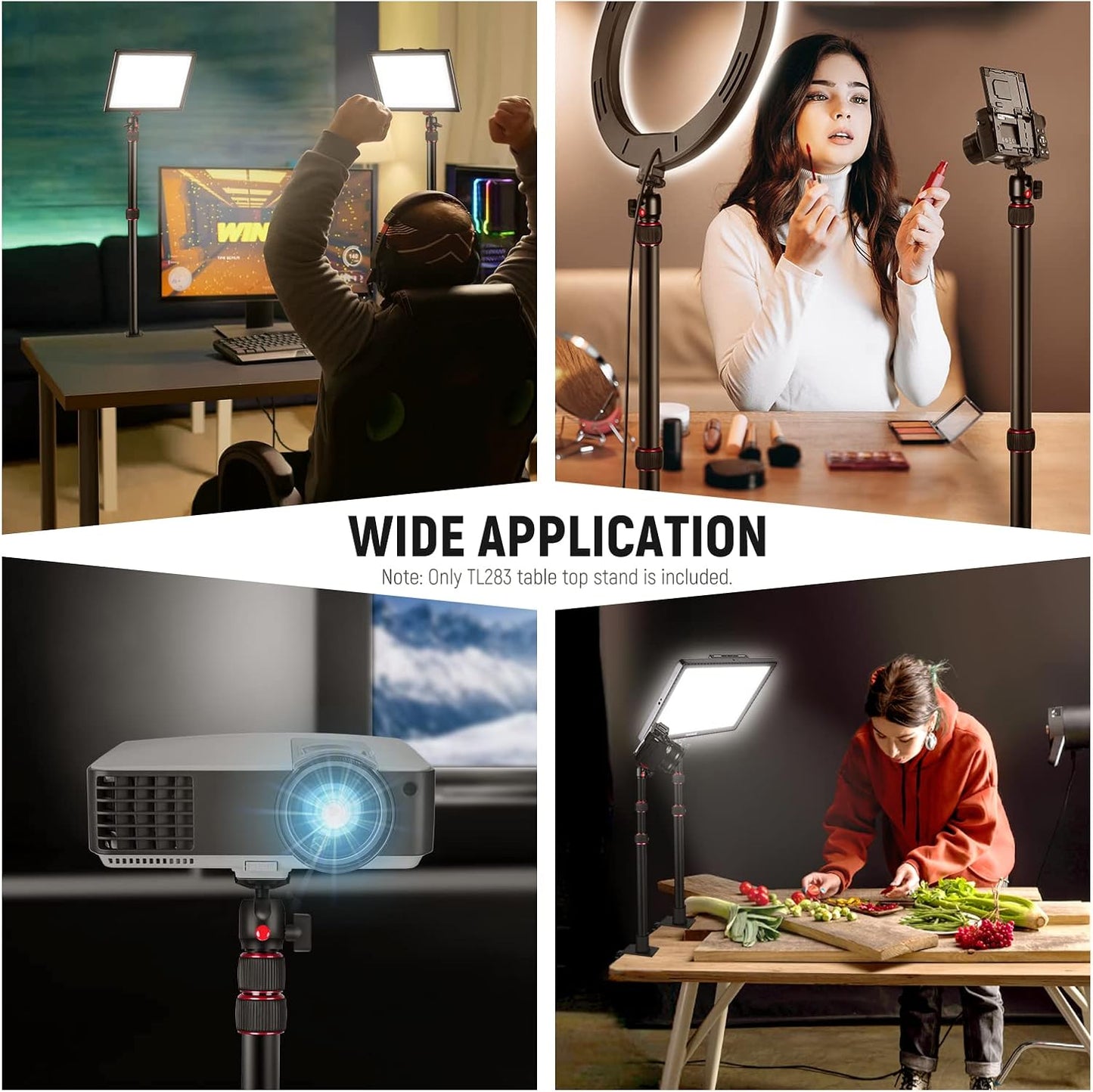 Neewer 10101565 Extendable Camera Desk Mount Stand 2-Pack