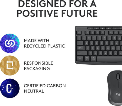 Logitech 920-011887 MK370 Wireless Keyboard and Mouse Combo