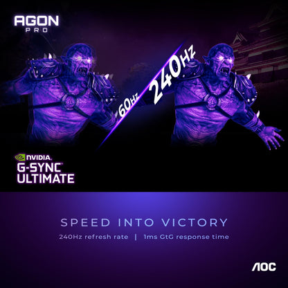 AOC AG274QG Agon PRO 27" 2K 240Hz Gaming Monitor