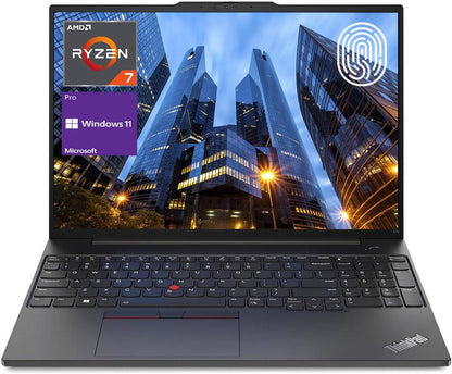 Lenovo ThinkPad E16 Ryzen 7 Business Laptop 40GB 2TB SSD