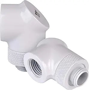 Thermaltake CL-W052-CU00WT-A Pacific G1/4 90 Degree Adapter (White) — main product image
