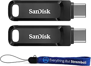 SanDisk 512GB_FD_Dual Drive Go_x2_Lan Type-C Flash Drive 2-Pack