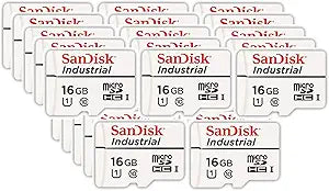 SanDisk SDSDQAF3-016G-I 16GB Industrial MicroSD Card 25-Pack
