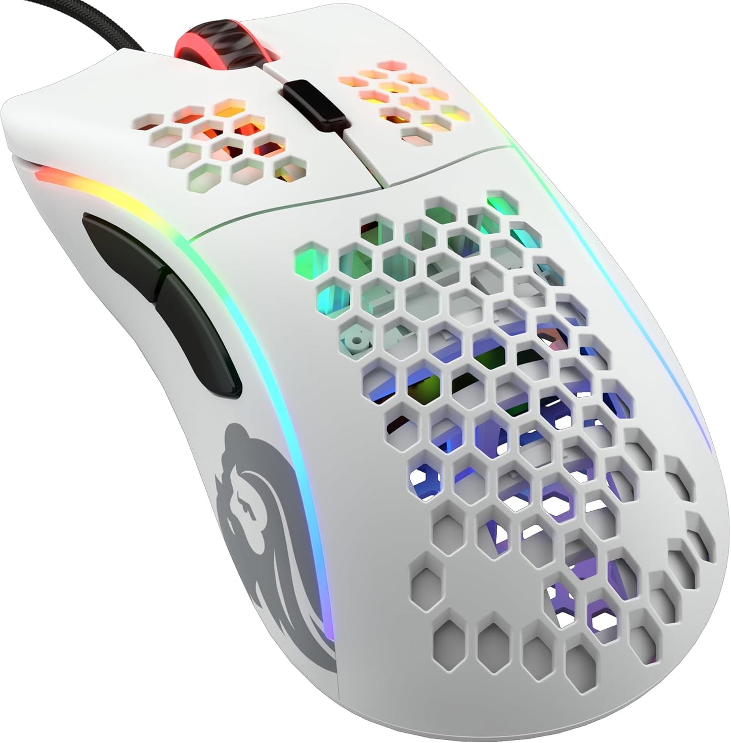 Glorious GD-WHITE Model D Gaming Mouse Lightweight Ergonomic