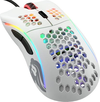 Glorious GD-WHITE Model D Gaming Mouse Lightweight Ergonomic