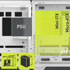 MSI PANO100LPZWHT MAG PC Case White