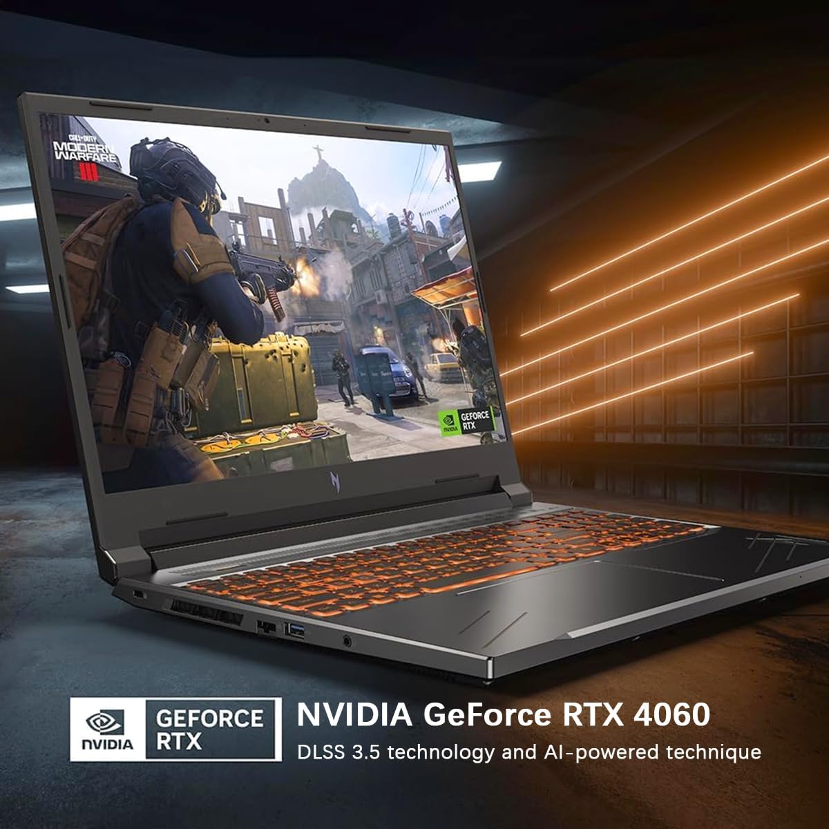 Acer Nitro V Gaming Laptop - 16" 165Hz, RTX 4060, Ryzen 7, 32GB RAM, 1TB SSD
