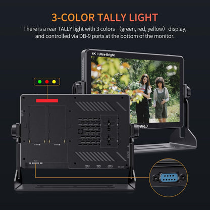 FEELWORLD LUT11H 10.1" 2000nit Touchscreen Monitor