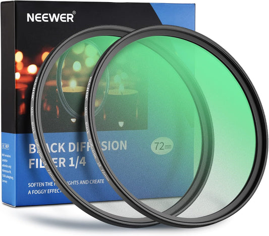 Neewer 10101764 72mm Black Diffusion Lens Filter Kit