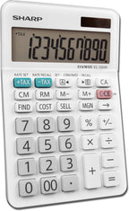 Sharp EL-330WB Basic Desktop Calculator Solar Powered