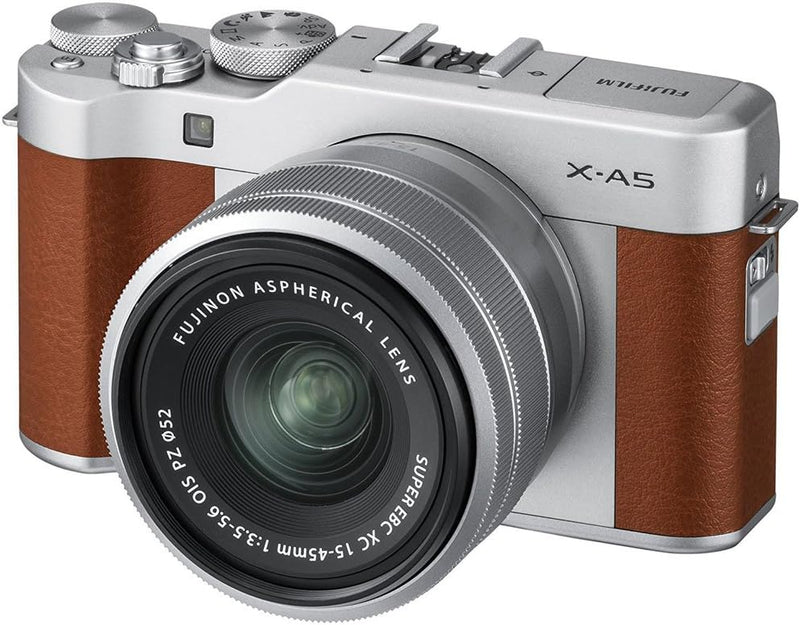 Fujifilm X-A5 Brown Mirrorless Camera XC15-45mm Kit — main product image