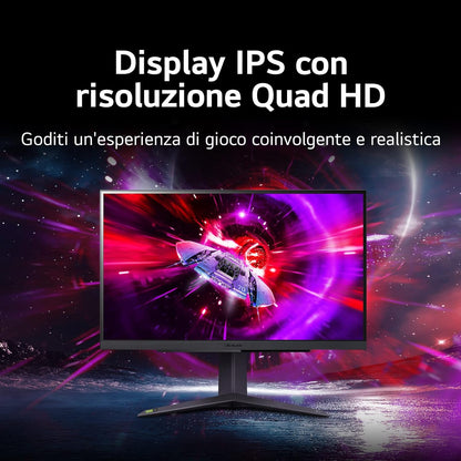 LG 27GR75Q-B 27" Ultragear Gaming Monitor Renewed