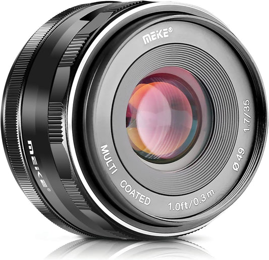 Meike mk35mm F1.7 Manual Focus Lens Micro Four Thirds Olympus Panasonic
