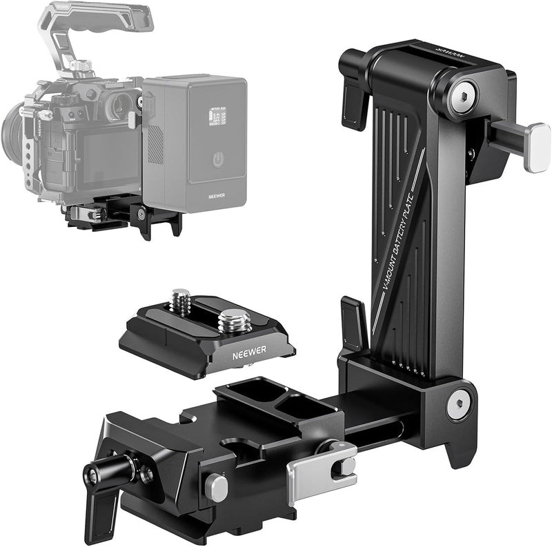 Neewer PS014 Foldable V Mount Battery Plate Arca Base — main product image