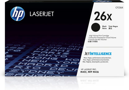 HP CF226X 26X High-yield Black Toner Cartridge