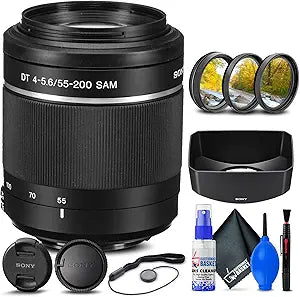Sony DT 55-200mm f/4-5.6 SAM Lens Bundle