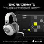 Corsair CA-9011286-NA2 HS65 Wireless Gaming Headset White