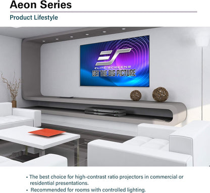 Elite Screens AR200WH2-X 200-inch EDGE FREE Projector Screen