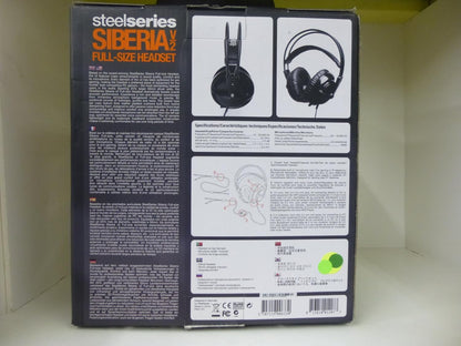 SteelSeries Siberia v2 Gaming Headset - Full-Size, Black, Comfortable