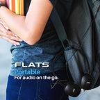 JVC HAS160M Black Flat Foldable On-Ear Headphones