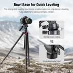 Neewer 10102636 Tripod Fluid Head Leveling Base GM27