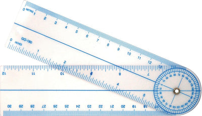 Westcott GO-180 7-Inch Goniometer Quick Angle Protractor