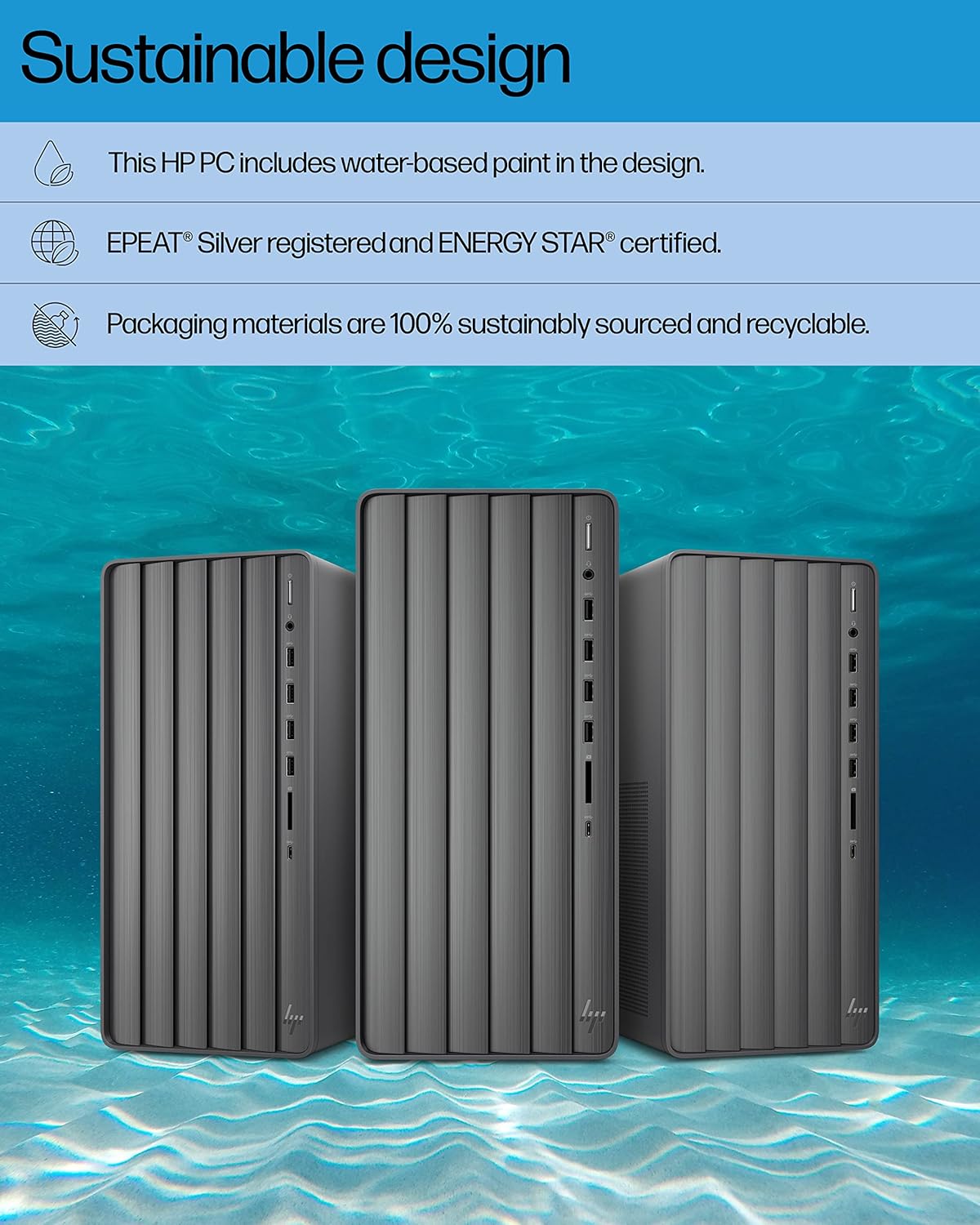 HP Core i7 Envy Desktop - 16GB RAM, 512GB SSD - Windows 11 Pro