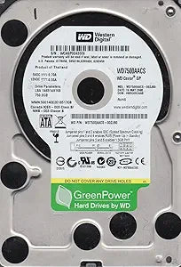 Western Digital WD7500AACS-00ZJB0 750GB SATA Hard Drive — main product image