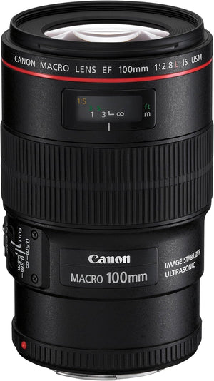 Canon 3554B002-cr EF 100mm f/2.8L IS USM Macro Lens (Renewed)