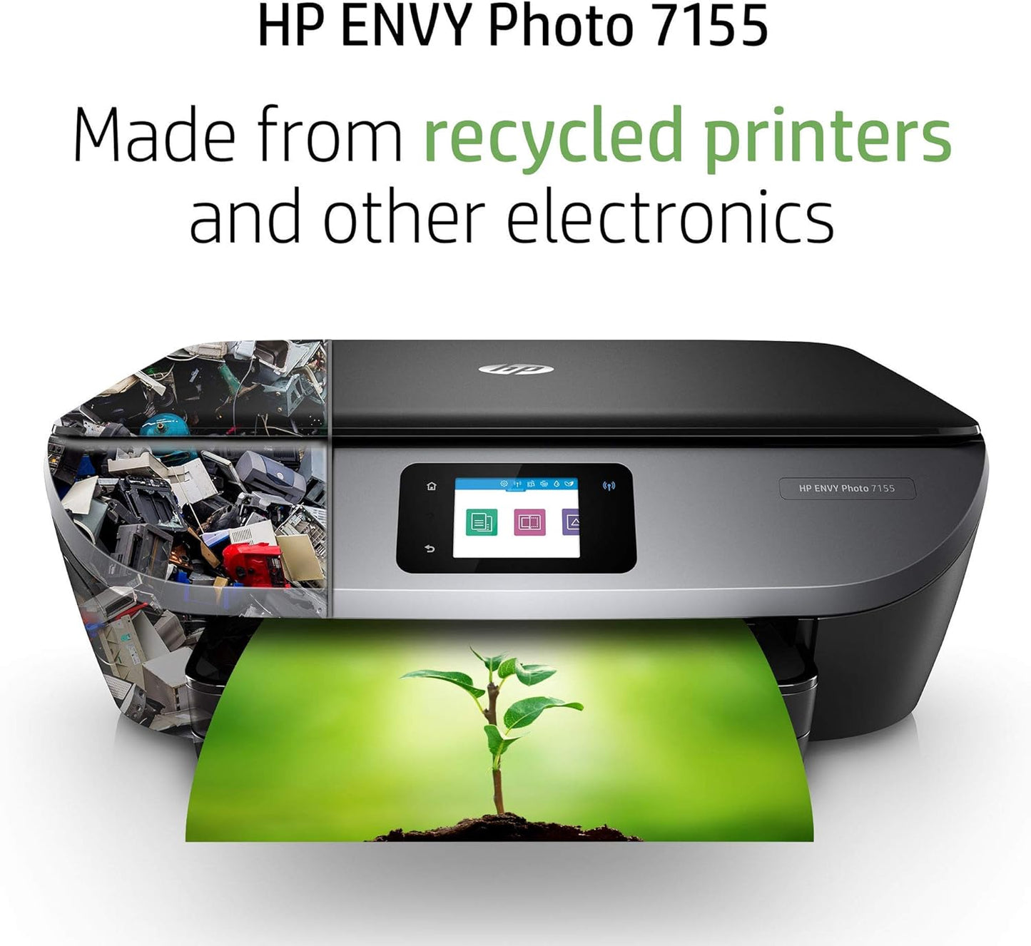 HP K7G93A Envy Photo 7155 Wireless Printer (Renewed)