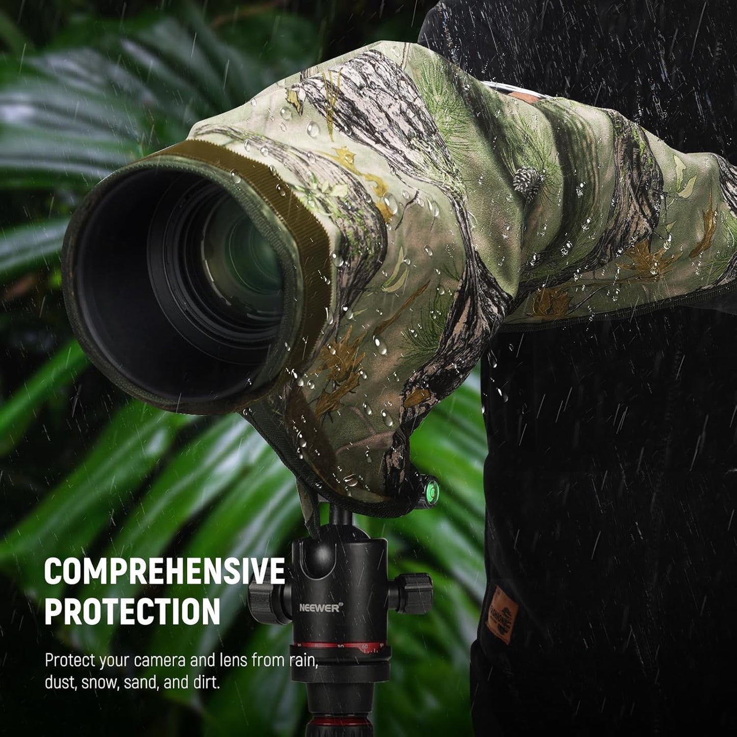 Neewer PB021 Camera Rain Cover Camouflage Medium