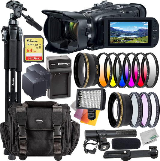 Canon Vixia HF G50 4K Camcorder Deluxe Bundle
