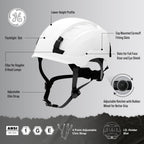 GE Safety Helmet Impact Absorbing Hard Hat