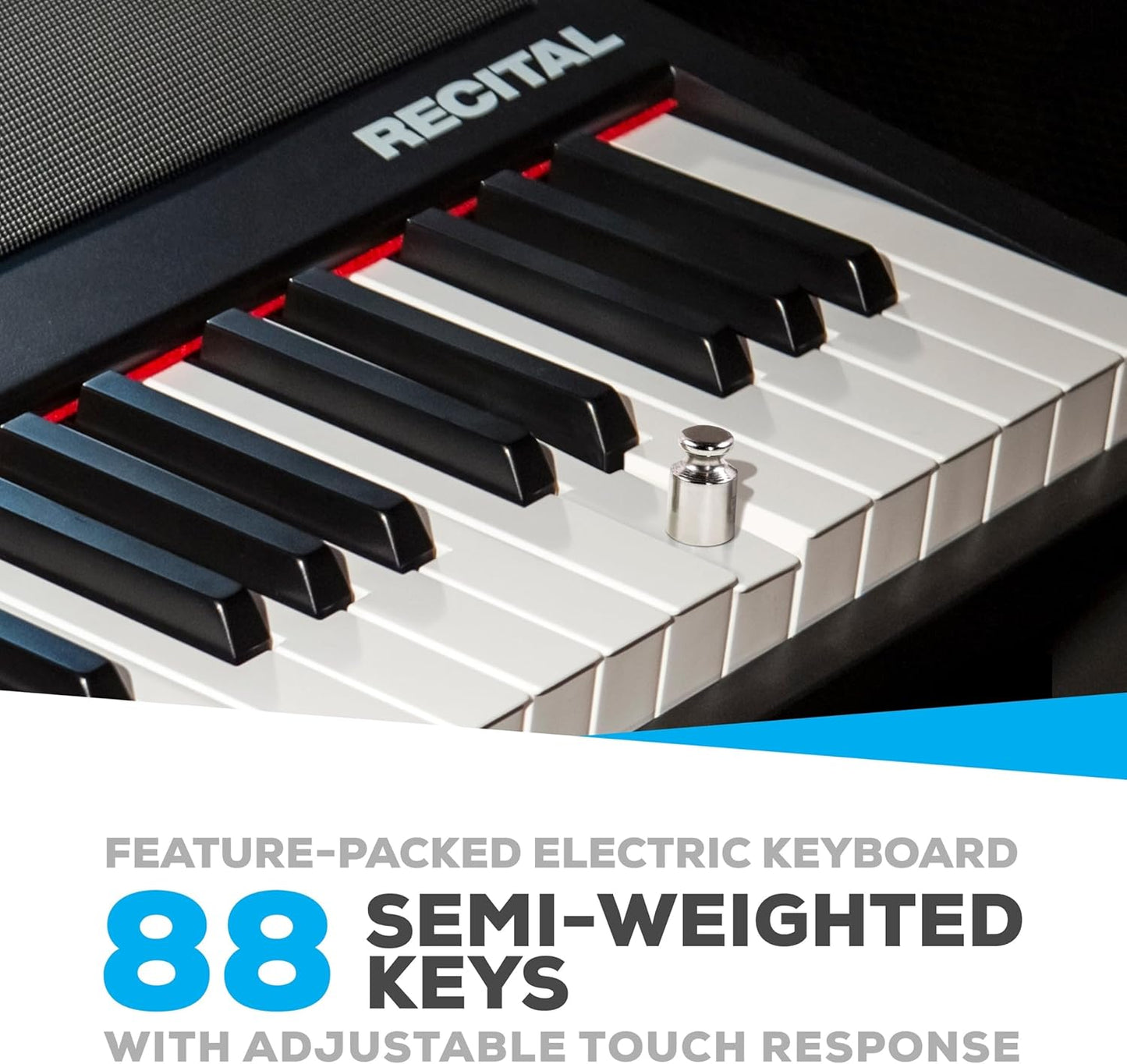 Alesis Recital 88-Key Digital Piano Keyboard Lessons
