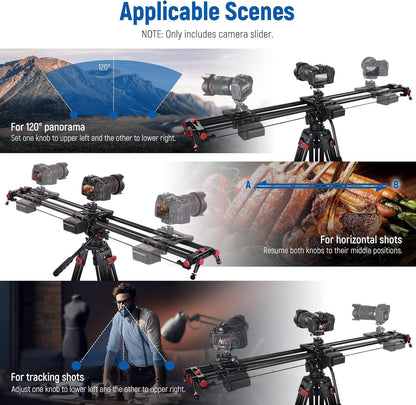 Neewer 10101208 Motorized Camera Slider 47"