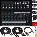 Mackie MACMIX12FXK1 12-Channel Effects Mixer Bundle