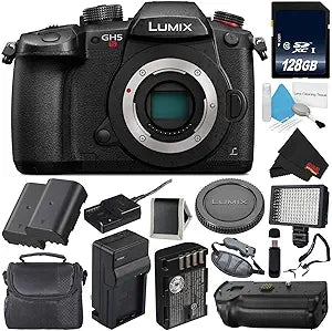Panasonic Lumix DC GH5S Mirrorless Camera with Battery Grip Bundle