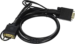 Monoprice 100556 3ft Super VGA Cable with Audio - Gold Plated