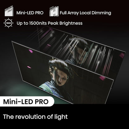 Hisense 85U7N 85-Inch ULED 4K Mini-LED QLED 144Hz Google TV