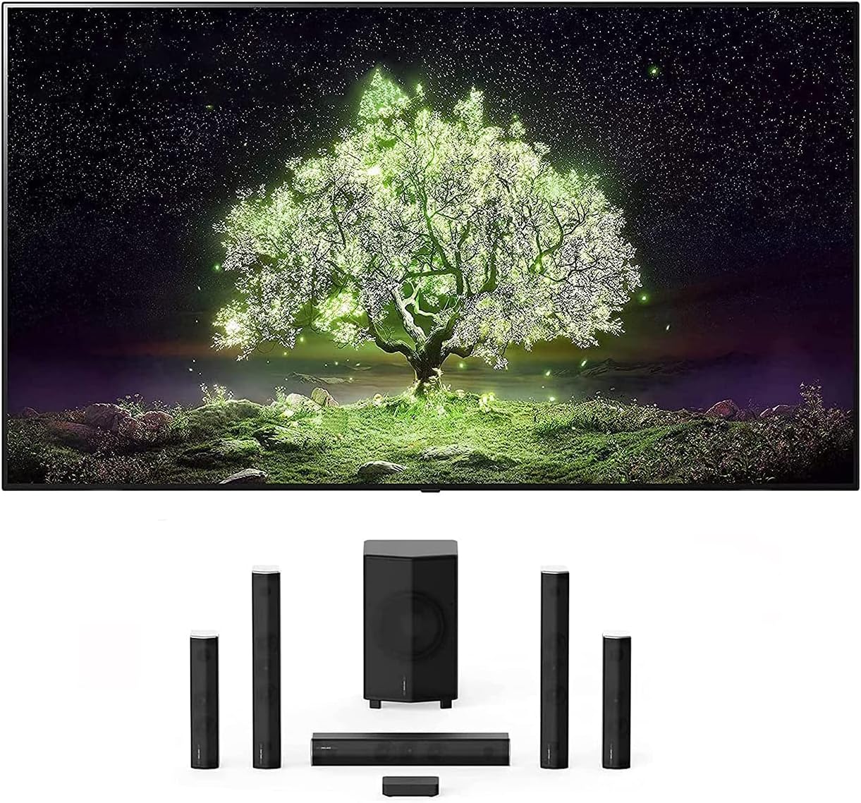 LG OLED55A1PUA 55" 4K OLED TV Enclave Bundle Used