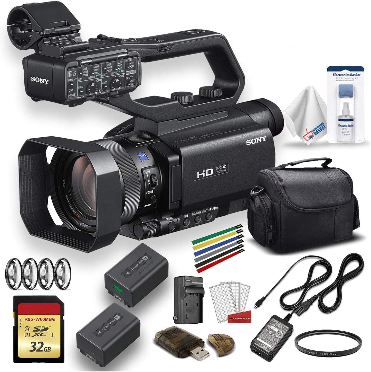 Sony HXR-MC88 Full HD Camcorder Bundle (Renewed)