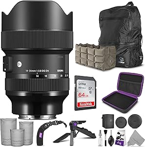 Sigma 14-24mm f/2.8 DG DN Art Lens Sony E Mount Bundle