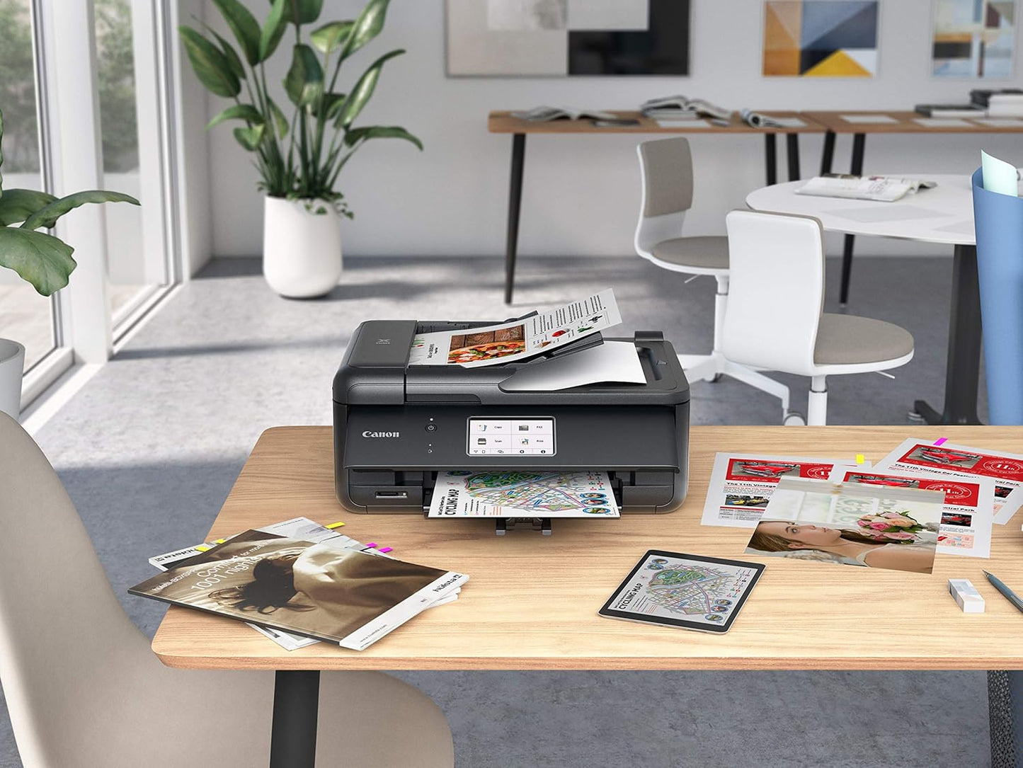 Canon TR8620 Wireless All-In-One Printer: Renewed, Copier, Scanner, Fax