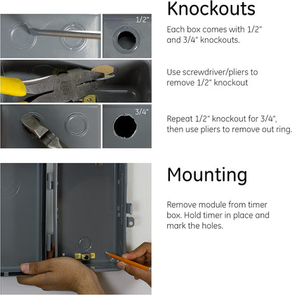 GE 46536 24-Hour Mechanical Pool Timer