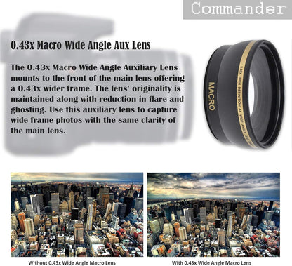 Canon EOS 2000D Rebel T7 DSLR Camera Bundle (Renewed)