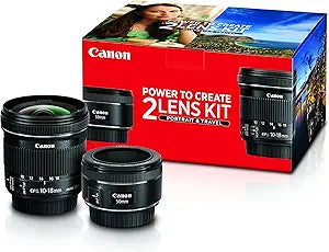 Canon 0570C002+9519B002 Portrait & Travel Lens Kit